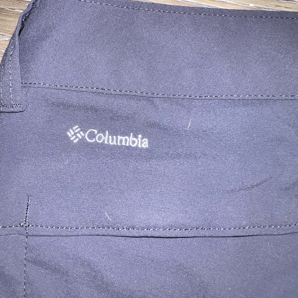 Columbia Saturday Trail Omni Shield Long Shorts Lightweight Size 2 Navy Blue - Picture 5 of 16